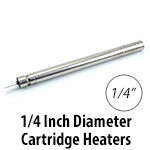 1/4 Inch Diameter Cartridge Heaters