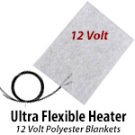 12 Volt Ultra Flexible Heating Blankets