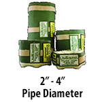 2" - 4" Pipe Diameter