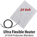 24 Volt Ultra Flexible Heat Blankets