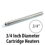 3/4 Inch Diameter Cartridge Heaters