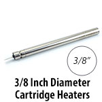 3/8 Inch Diameter Cartridge Heaters