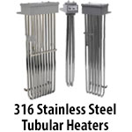 316 Stainless Steel Tubular Heaters