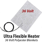 36 Volt Ultra Flexible Heat Blankets