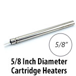 5/8 Inch Diameter Cartridge Heaters