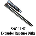 5/8" 11NC Extruder Rupture Disks