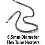 6.5mm Diameter Flexible Tube Heaters