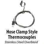 Hose Clamp Style Thermocouples