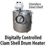 Digitally Controlled Clamshell Drum Heaters