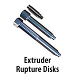 Extruder Rupture Disks