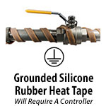 Grounded Silicone Rubber Heat Tape