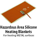 Hazardous-Area Silicone Heating Blankets