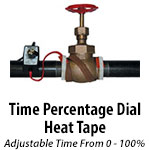 Heat Tape with Time Percentage Dial Control