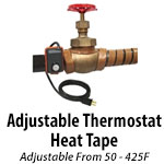 Heat Tape with Adjustable Thermostat