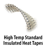 High Temperature Standard Insulated Heating Tapes