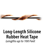 Long Length Silicone Rubber Heating Tape