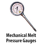 Mechanical Melt Pressure Gauges