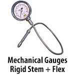 Mechanical Gauge - Rigid Stem + Flex