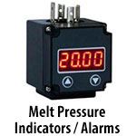 Melt Pressure Indicators / Alarms