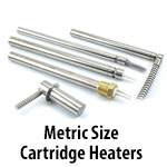 Metric Size Cartridge Heaters