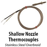 Shallow Nozzle Thermocouple