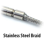 Cartridge Heater - Stainless Steel Braid