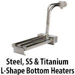 Metal L-Shape Bottom Heaters