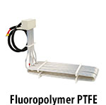 Fluoropolymer Over The Side Heaters