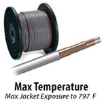 Maximum Temperature Constant Wattage Heat Trace Cables