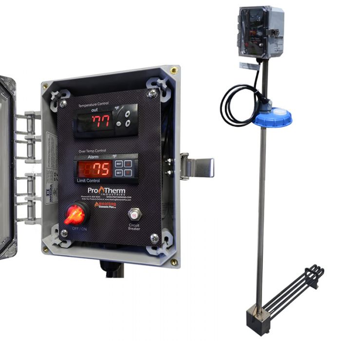 Temperature Controller with Heater Coil Circuit 