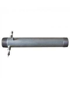 6000W 220V 1-1/4" NPT In-Line Pipe Air Heater w/ Feedthru Termination