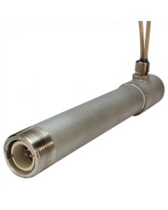 6000W 220V 1-1/4" NPT In-Line Pipe Air Heater w/ Flex Lead Termination