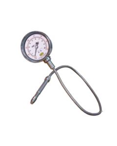 Mechanical Gauge 6" Stem + 30" Flex 20,000psi