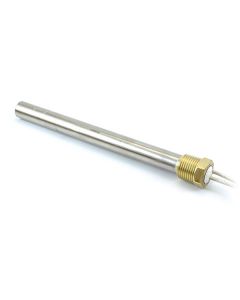 1" Insertion Cartridge Heater 55w 120v Brass NPT