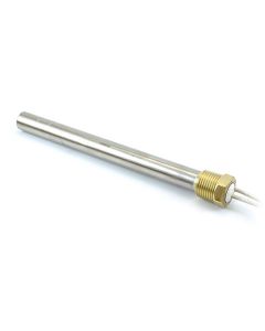 1" Insertion Cartridge Heater 100w 120/240v Brass NPT