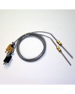 Fixed Probe Type J Braided Lead Thermocouple