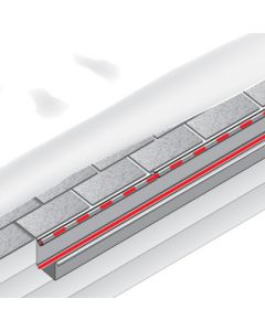 Roof & Gutter Heat Trace Channel - Flat