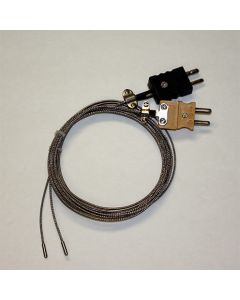 Mini Fixed Probe Type J Braided Lead Thermocouple