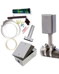 Standoff Power Connection Kit With Junction Box - Metal