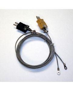 Ring Lug Type J Braided Lead Thermocouple