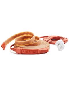 10ft 120v 0.5" Silicone Heating Tape - 120 Degree Thermostat