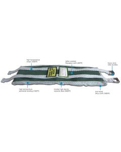 6" Wide Insulated Jacket 2"-4" Pipe Diameter