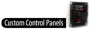Heat trace cable control panels