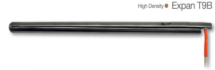 Expan split-sheath cartridge heater with T9B