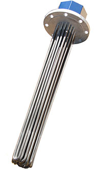 Flanged immersion heaters