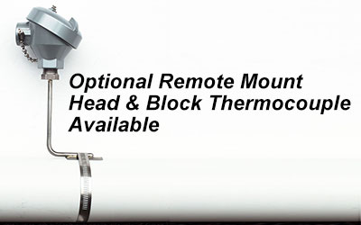 remote mount thermocouple