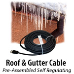Pre-Assembled Roof and Gutter Heat Cable Kits