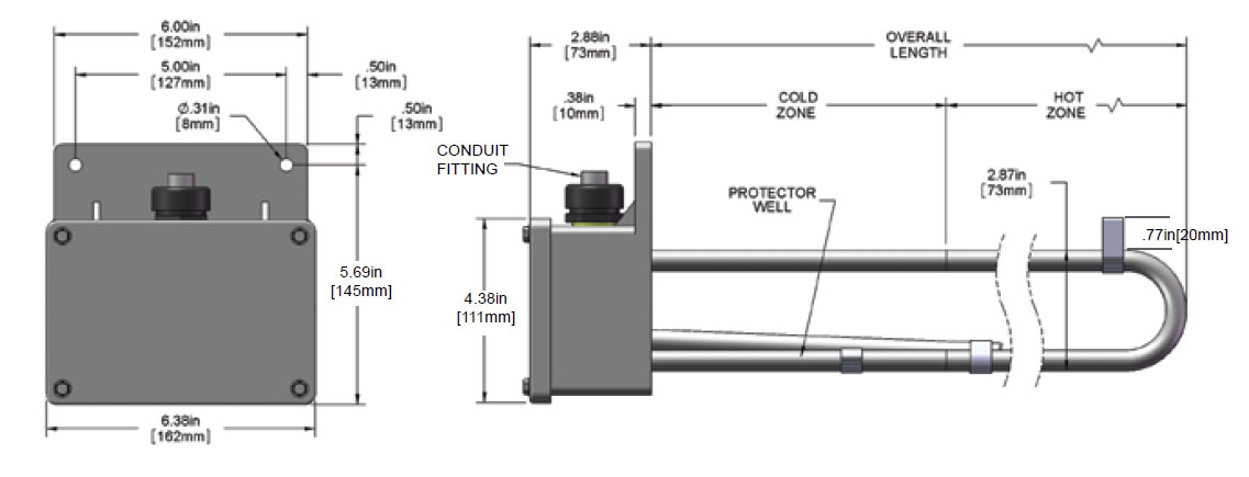 6 Element Tubular Heater - 6000 watt drawing