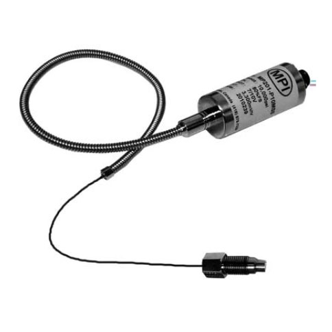 Narrow Space Bare Transducer 30,000psi 10" capillary + 18" flex