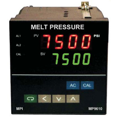 Pressure Indicator with 2 Alarms 1/4 DIN